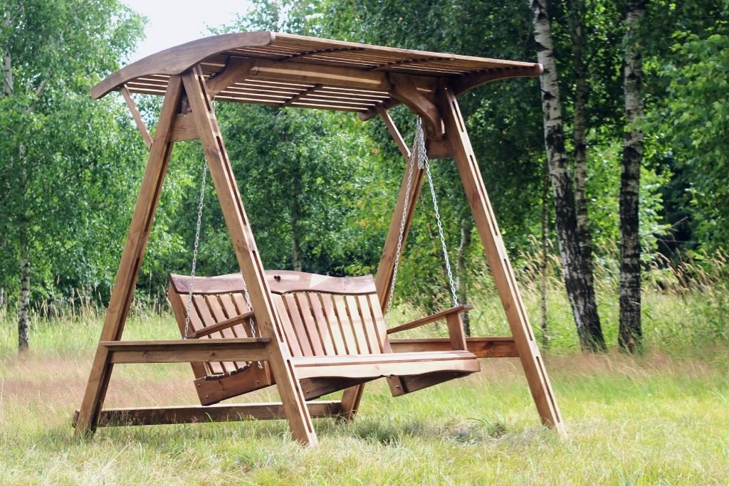 садовые качели своими руками