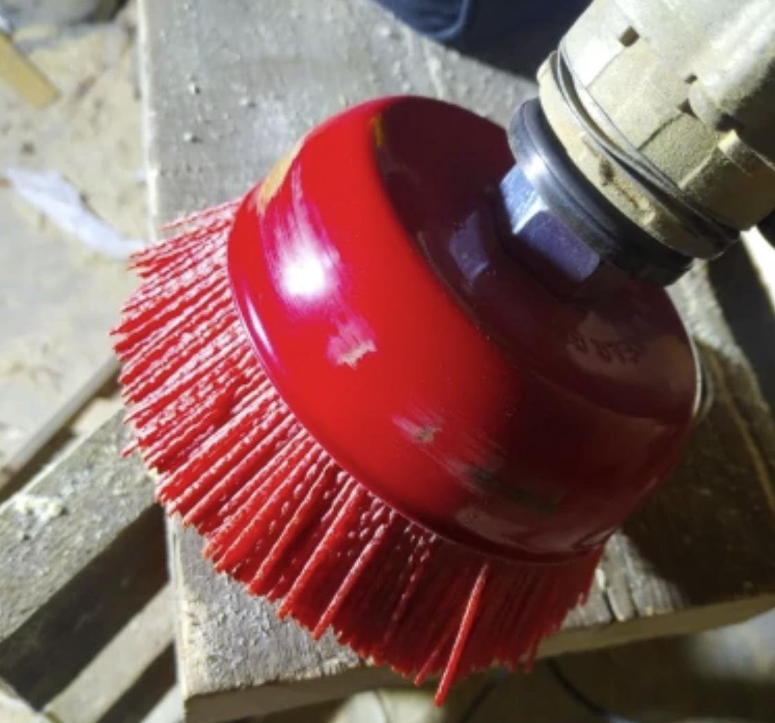 Насадка для абразивной щетки