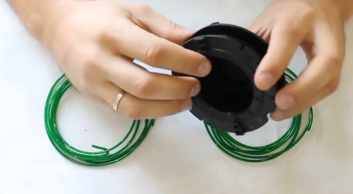 Две длины спиральной линии