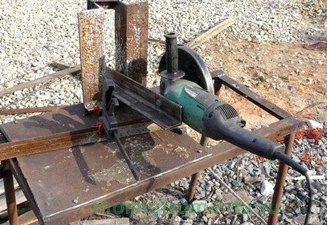 Самодельный отрезной станок вариант 1