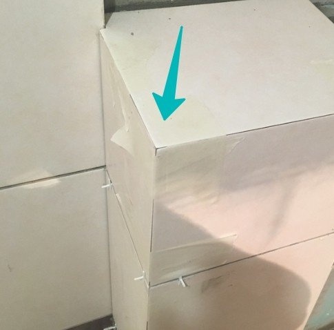 резка плитки под углом 45 градусов