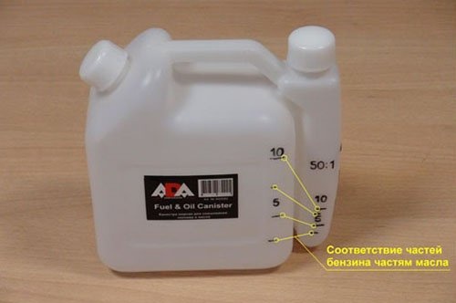 Дозировка нефти и бензина

