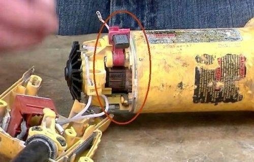 Управление угольной щеткой