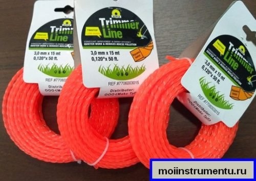 Типы и выбор нити для триммера
