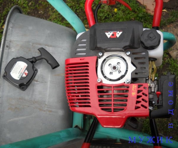 Ремонт стартера бензобура Ada GroundDrill-5