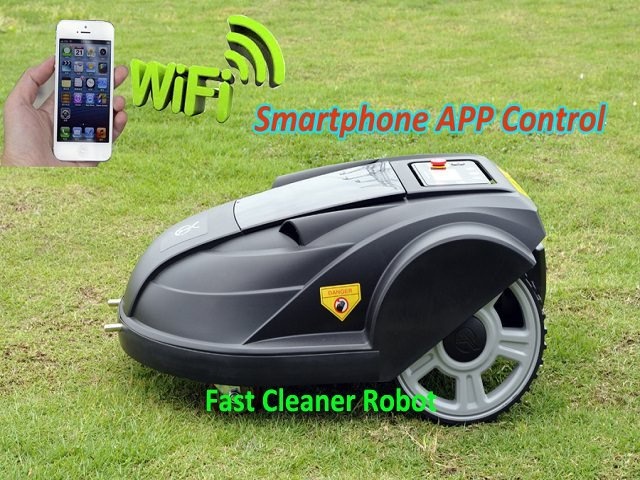 Робот-газонокосилка с функцией управления со смартфона