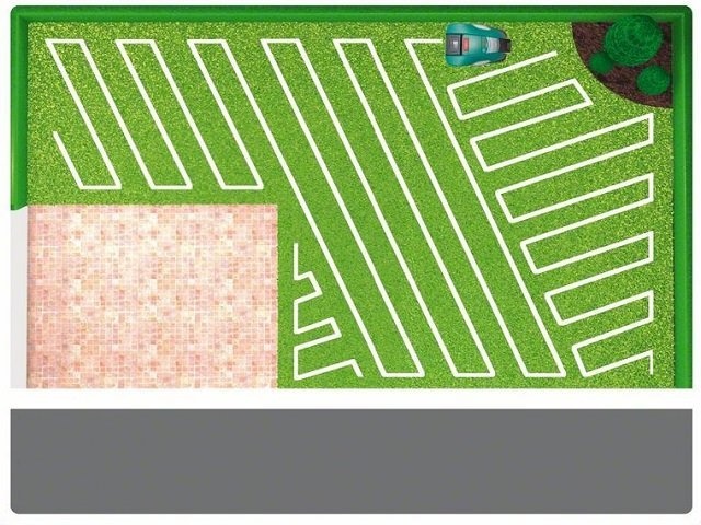 Схема работы газонокосилки-робота