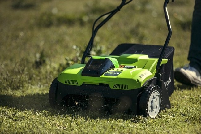 Аэратор Greenworks G40DT30K4 аккумуляторный, 40В с 1хАКБ
