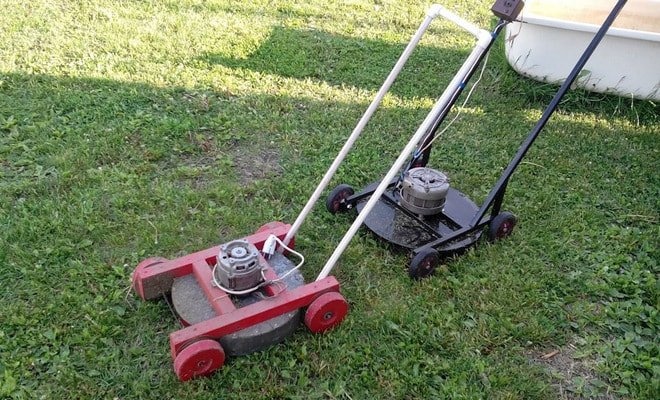 Самодельная газонокосилка