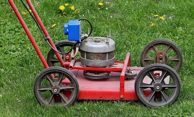 Газонокосилка от стиральной машины
