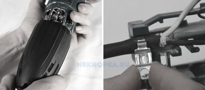 Кнопка угловой шлифовальной машины Makita - ремонт