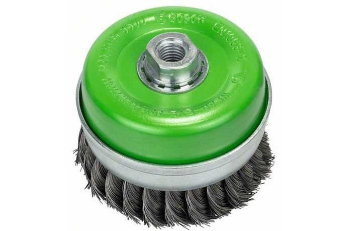 Круглая щетка из нержавеющей стали Bosch Heavy для INOX М14 0,35x100 мм (2608622105, 2,608,622.105)