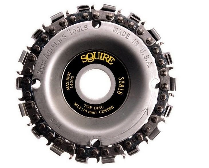 Цепной диск по дереву