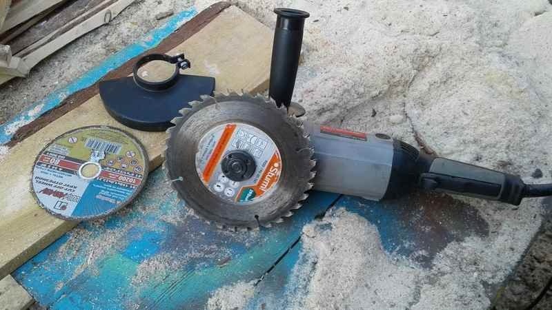 Деревянные круги на угловых шлифовальных машинах