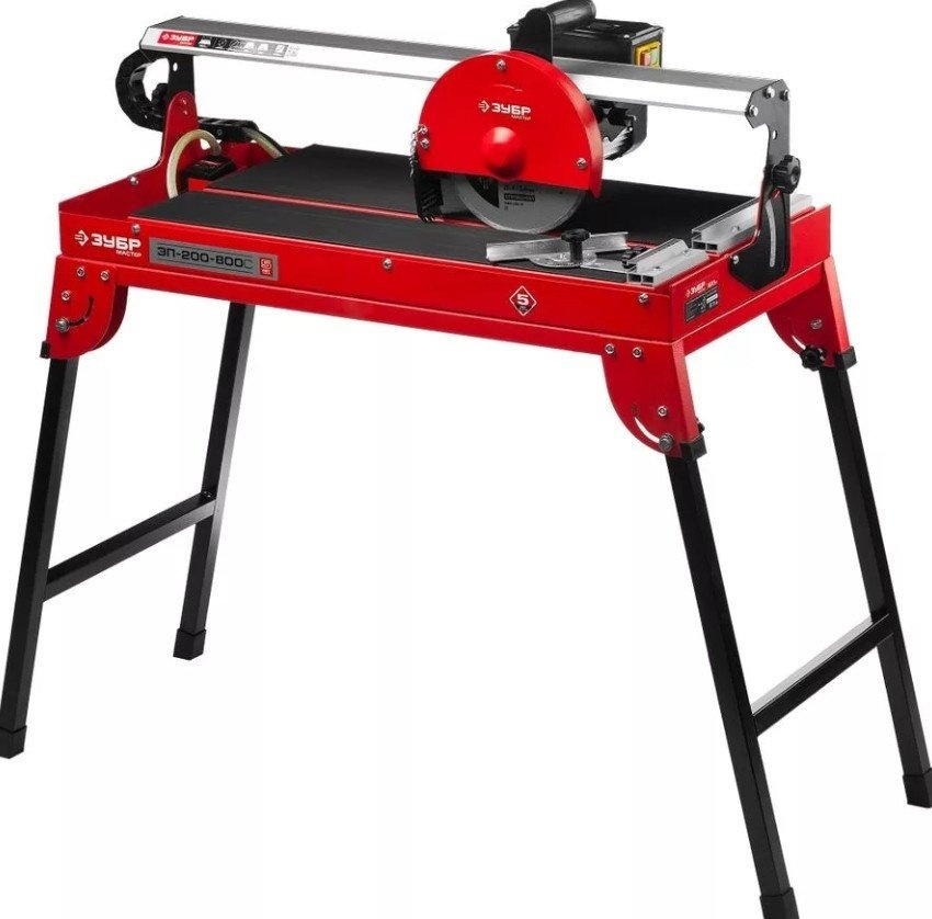 Электрический плиткорез горизонтальный напольный